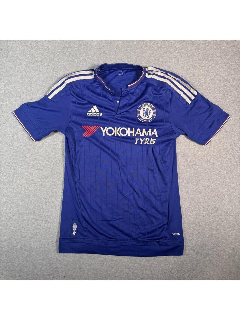 Blue adidas 2015 Chelsea football jersey